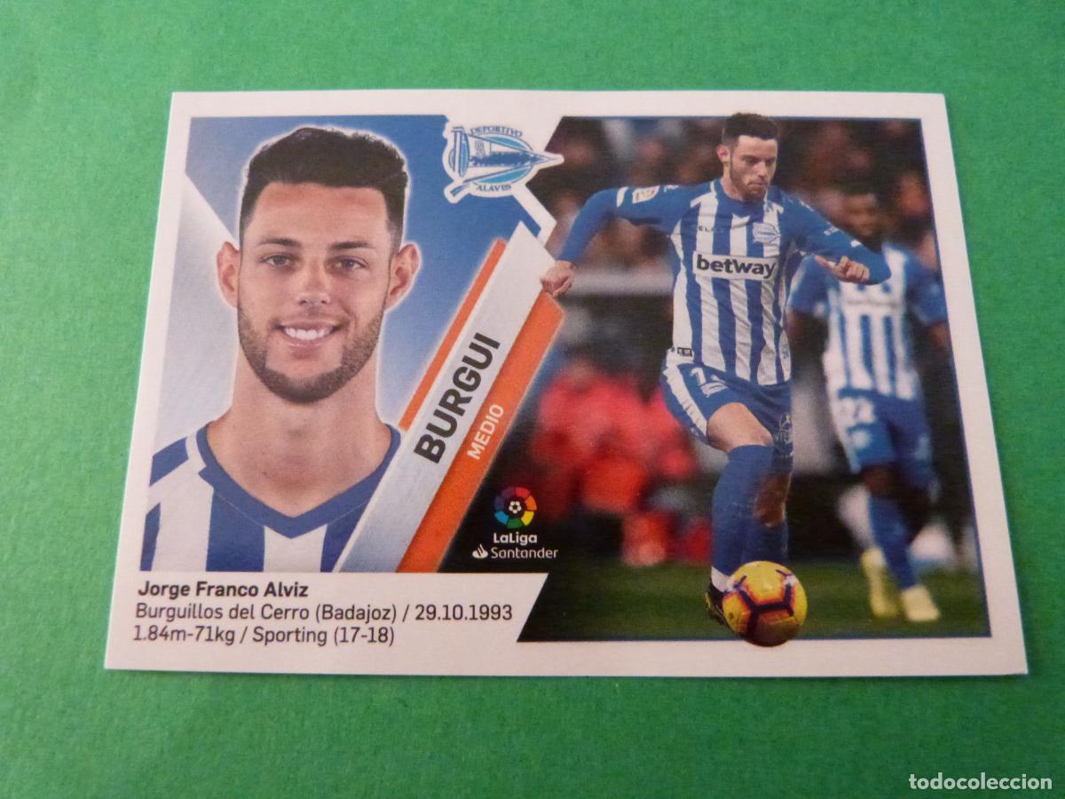 Cromos de Futebol: CROMO FUTBOL BURGUI DEPORTIVO ALAVES SIN PEGAR N&ordm; 12 A LIGA ESTE 2019-2020/19-20 PANINI