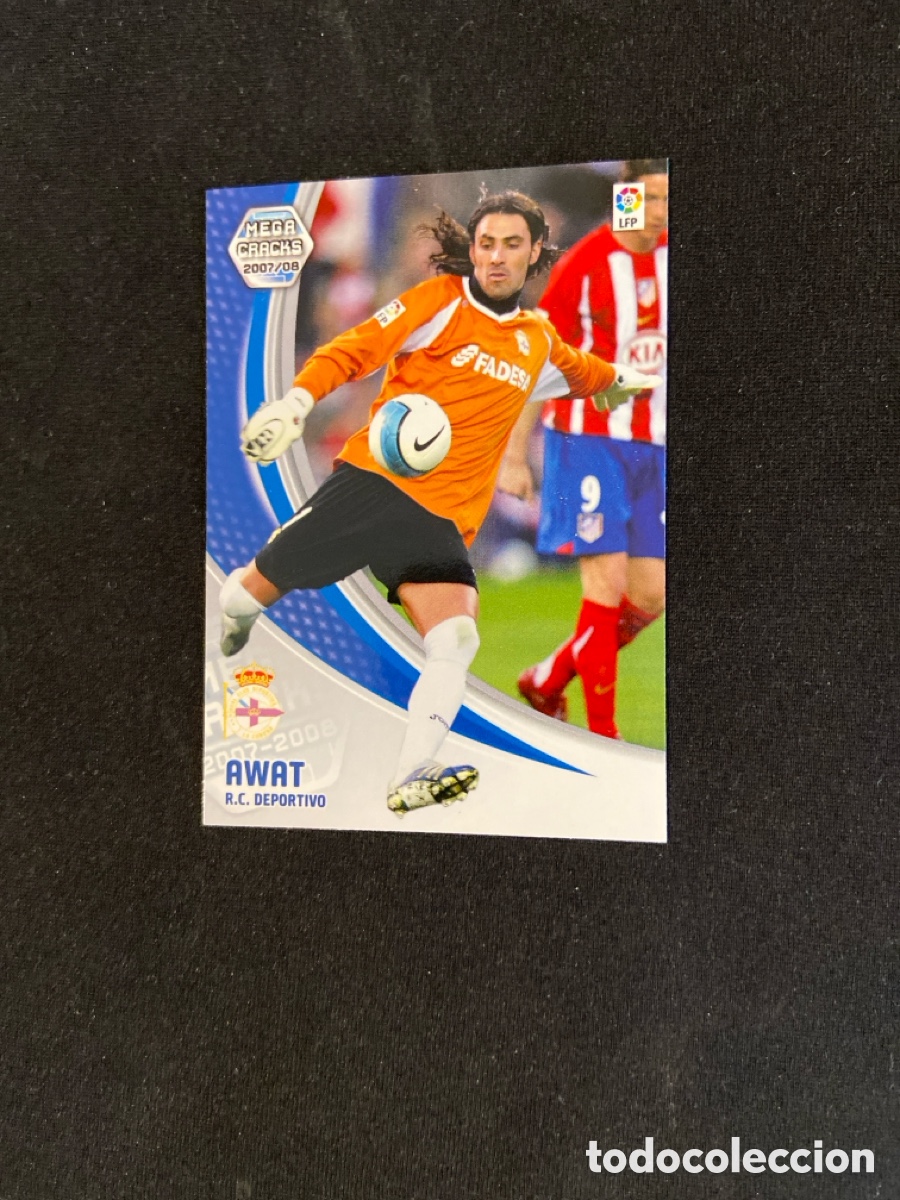 Cromos de f&uacute;tbol: AWAT 92 (DEPORTIVO CORU&Ntilde;A) PANINI MEGACRACKS 2007-2008 07 08 CROMO CARTA M-3