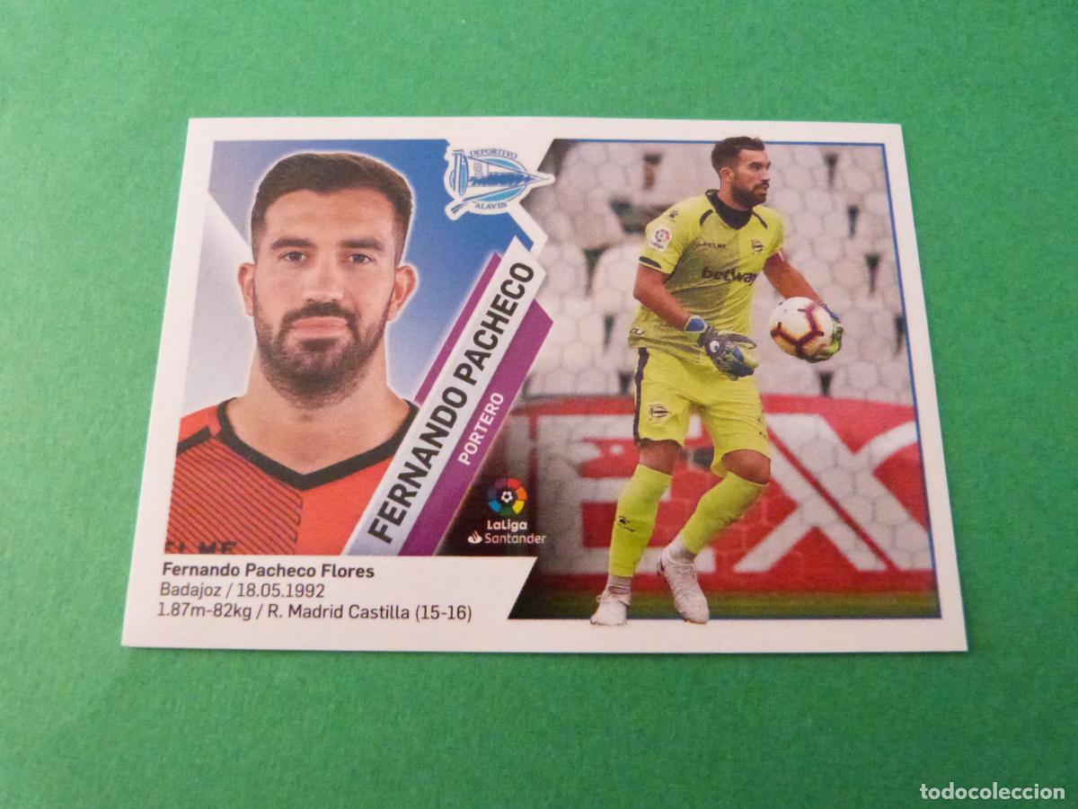 Cromos de Futebol: CROMO FUTBOL FERNANDO PACHECO DEPORTIVO ALAVES SIN PEGAR N&ordm; 1 LIGA ESTE 2019-2020/19-20 PANINI