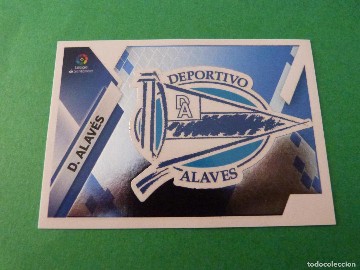 Cromos de f&uacute;tbol: CROMO FUTBOL ESCUDO DEPORTIVO ALAVES SIN PEGAR N&ordm; 1 LIGA ESTE 2019-2020/19-20 PANINI