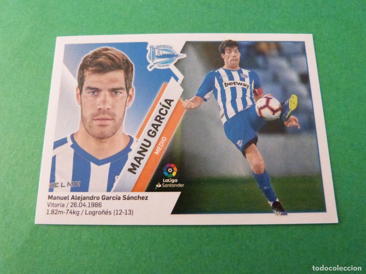 Cromos de Futebol: CROMO FUTBOL MANU GARCIA DEPORTIVO ALAVES SIN PEGAR N&ordm; 8 LIGA ESTE 2019-2020/19-20 PANINI