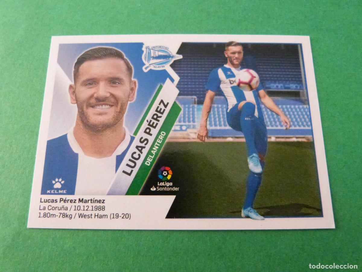 Cromos de Futebol: CROMO FUTBOL LUCAS PEREZ DEPORTIVO ALAVES SIN PEGAR N&ordm; 16 LIGA ESTE 2019-2020/19-20 PANINI