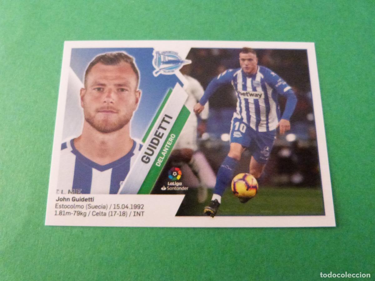 Cromos de Futebol: CROMO FUTBOL GUIDETTI DEPORTIVO ALAVES SIN PEGAR N&ordm; 14 LIGA ESTE 2019-2020/19-20 PANINI