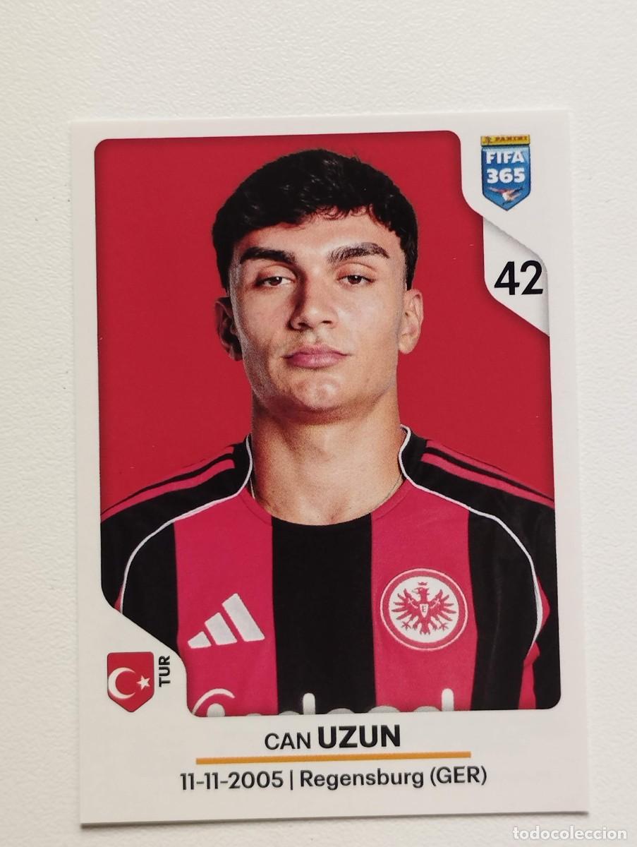 Cromos de Futebol: CROMO STICKER PANINI FIFA 365 2026 CAN UZUN 195 EINTRACHT FRANKFURT