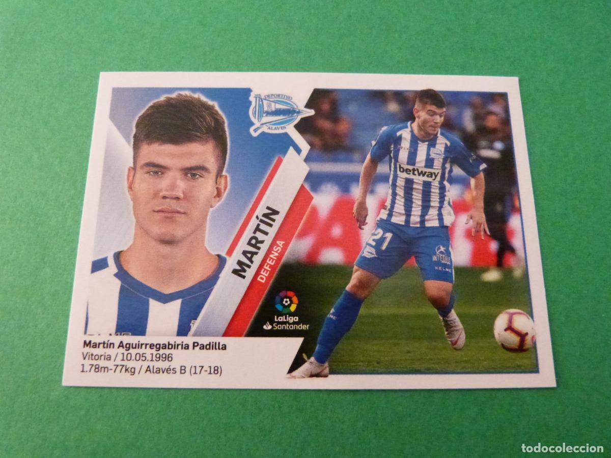 Cromos de f&uacute;tbol: CROMO FUTBOL MARTIN DEPORTIVO ALAVES SIN PEGAR N&ordm; 3 LIGA ESTE 2019-2020/19-20 PANINI