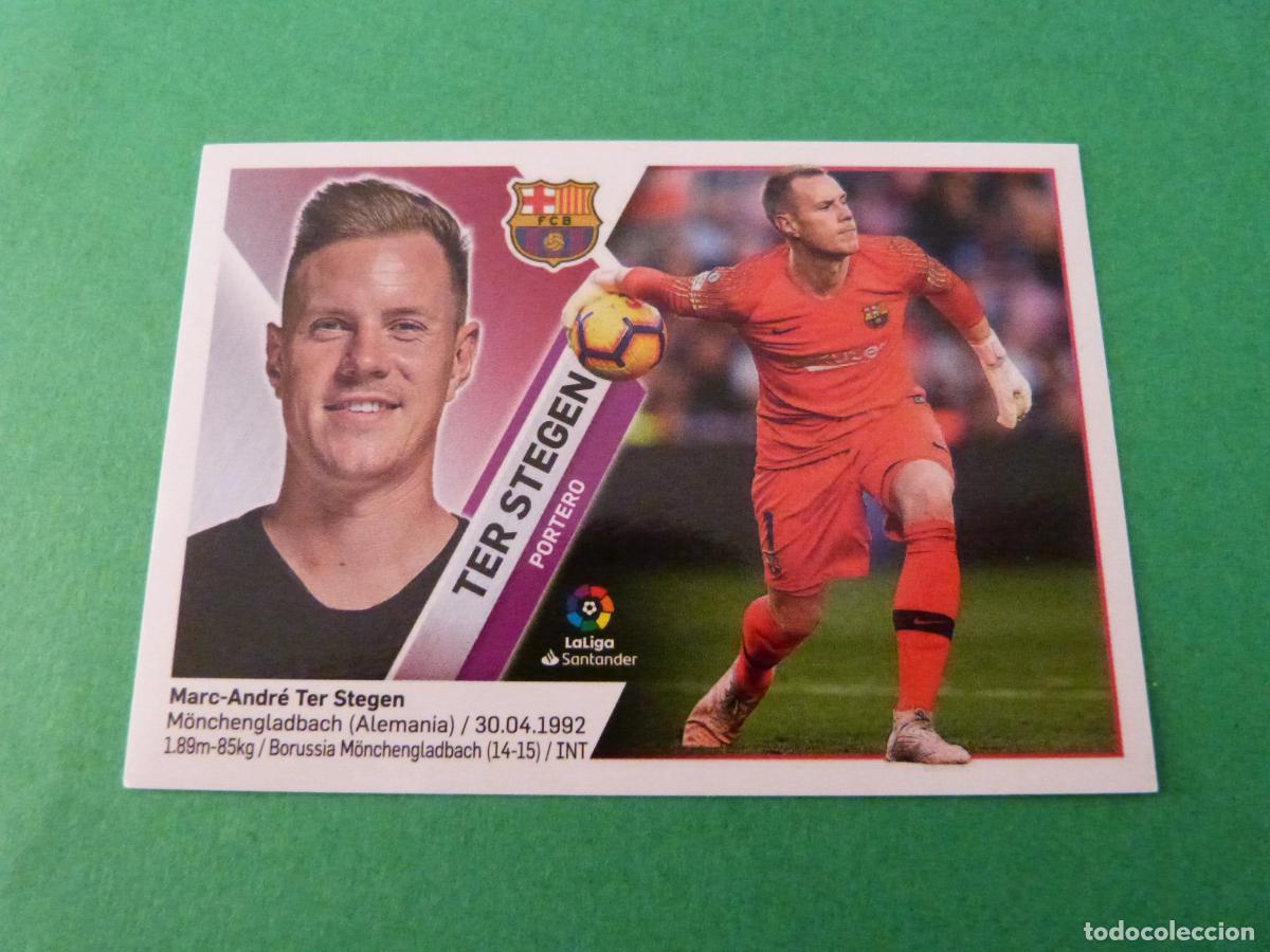 Cartes &agrave; collectionner de Football: CROMO FUTBOL TER STEGEN F.C. BARCELONA SIN PEGAR N&ordm; 1 LIGA ESTE 2019-2020/19-20 PANINI