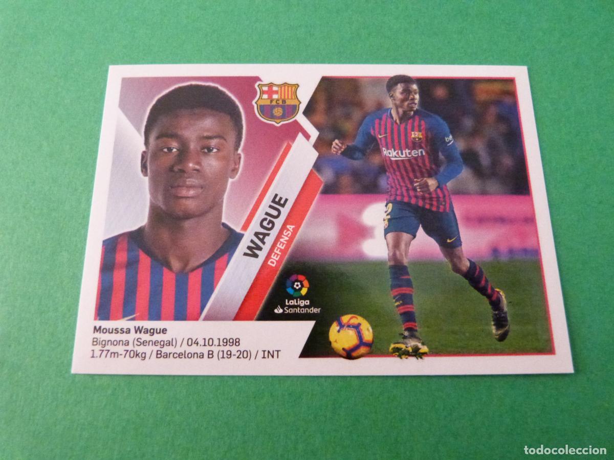 Cartes &agrave; collectionner de Football: CROMO FUTBOL WAGUE F.C. BARCELONA SIN PEGAR N&ordm; 3 B LIGA ESTE 2019-2020/19-20 PANINI