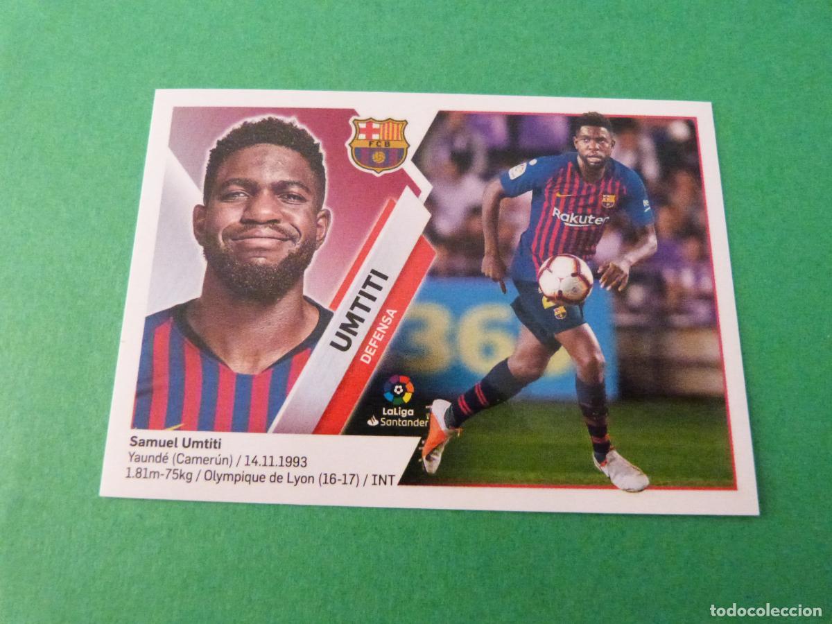 Cartes &agrave; collectionner de Football: CROMO FUTBOL UMTITI F.C. BARCELONA SIN PEGAR N&ordm; 4 B LIGA ESTE 2019-2020/19-20 PANINI