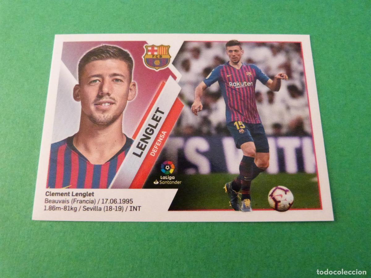 Cromos de f&uacute;tbol: CROMO FUTBOL LENGLET F.C. BARCELONA SIN PEGAR N&ordm; 5 LIGA ESTE 2019-2020/19-20 PANINI