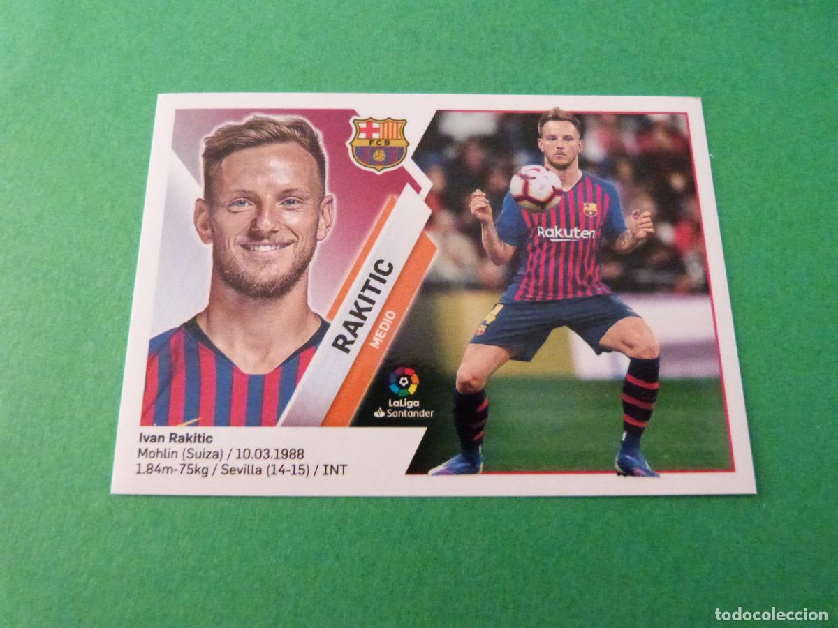 Cromos de f&uacute;tbol: CROMO FUTBOL RAKITIC F.C. BARCELONA SIN PEGAR N&ordm; 10 LIGA ESTE 2019-2020/19-20 PANINI