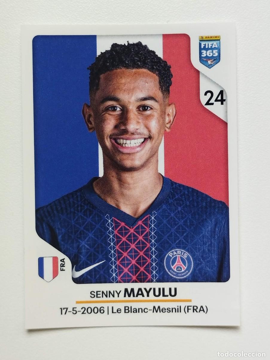 Cromos de f&uacute;tbol: CROMO STICKER PANINI FIFA 365 2026 SENNY MAYULU 160 PSG