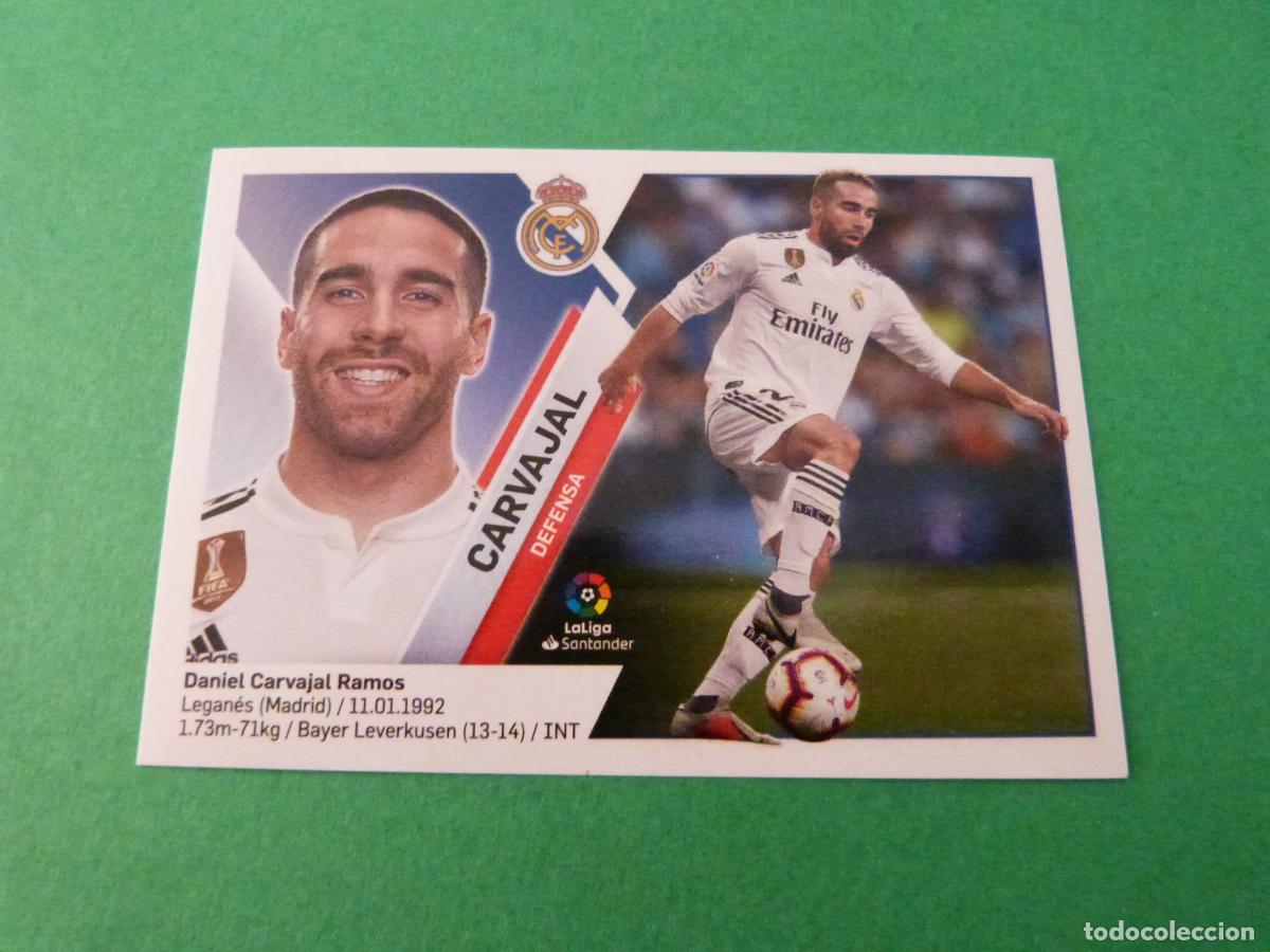Cromos de f&uacute;tbol: CROMO FUTBOL CARVAJAL REAL MADRID C.F. SIN PEGAR N&ordm; 3 LIGA ESTE 2019-2020/19-20 PANINI