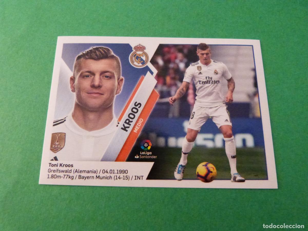 Cromos de f&uacute;tbol: CROMO FUTBOL KROOS REAL MADRID C.F. SIN PEGAR N&ordm; 9 LIGA ESTE 2019-2020/19-20 PANINI