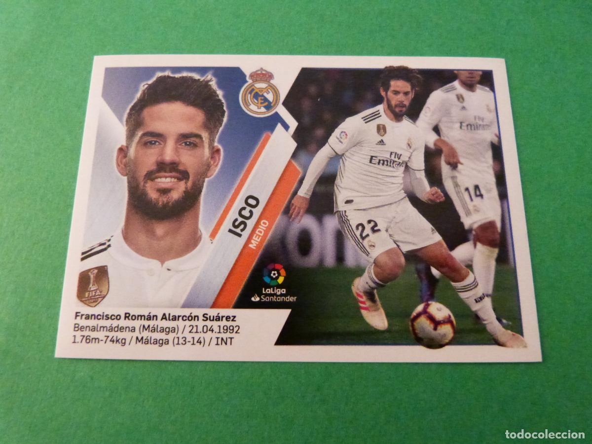 Cromos de f&uacute;tbol: CROMO FUTBOL ISCO REAL MADRID C.F. SIN PEGAR N&ordm; 11 A LIGA ESTE 2019-2020/19-20 PANINI