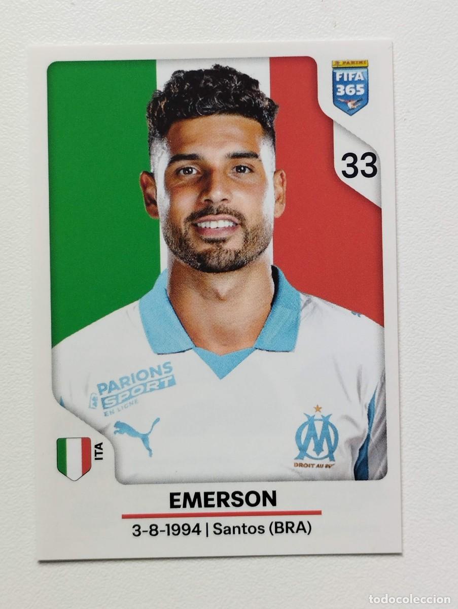 Football Stickers: CROMO STICKER PANINI FIFA 365 2026 EMERSON 122 OLYMPIQUE DE MARSELLA