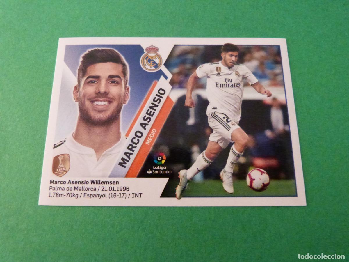 Cromos de f&uacute;tbol: CROMO FUTBOL MARCO ASENSIO REAL MADRID C.F. SIN PEGAR N&ordm; 12 LIGA ESTE 2019-2020/19-20 PANINI
