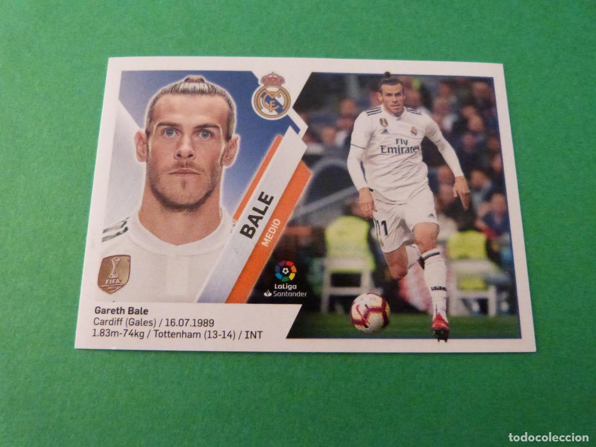 Cromos de f&uacute;tbol: CROMO FUTBOL BALE REAL MADRID C.F. SIN PEGAR N&ordm; 13 A LIGA ESTE 2019-2020/19-20 PANINI