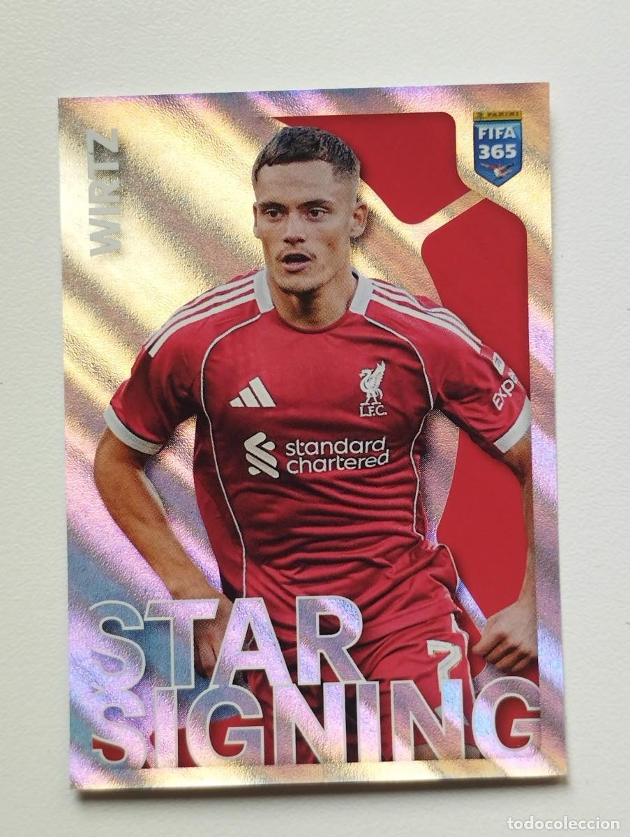Cromos de Futebol: CROMO STICKER PANINI FIFA 365 2026 STAR SIGNING FLORIAN WIRTZ 94 LIVERPOOL