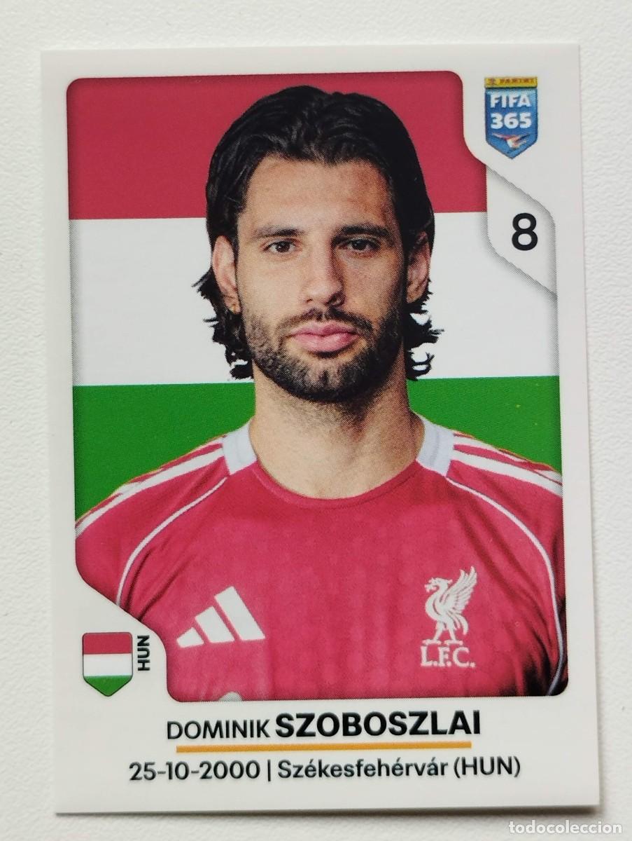 Cromos de Futebol: CROMO STICKER PANINI FIFA 365 2026 DOMINIK SZOBOSZLAI 90 LIVERPOOL