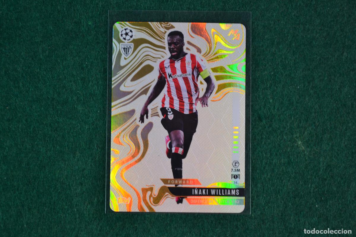 Cromos de f&uacute;tbol: TOPPS MATCH ATTAX MADNESS 2025-26 - 34 I&Ntilde;AKI WILLIAMS (ATHLETIC BILBAO)