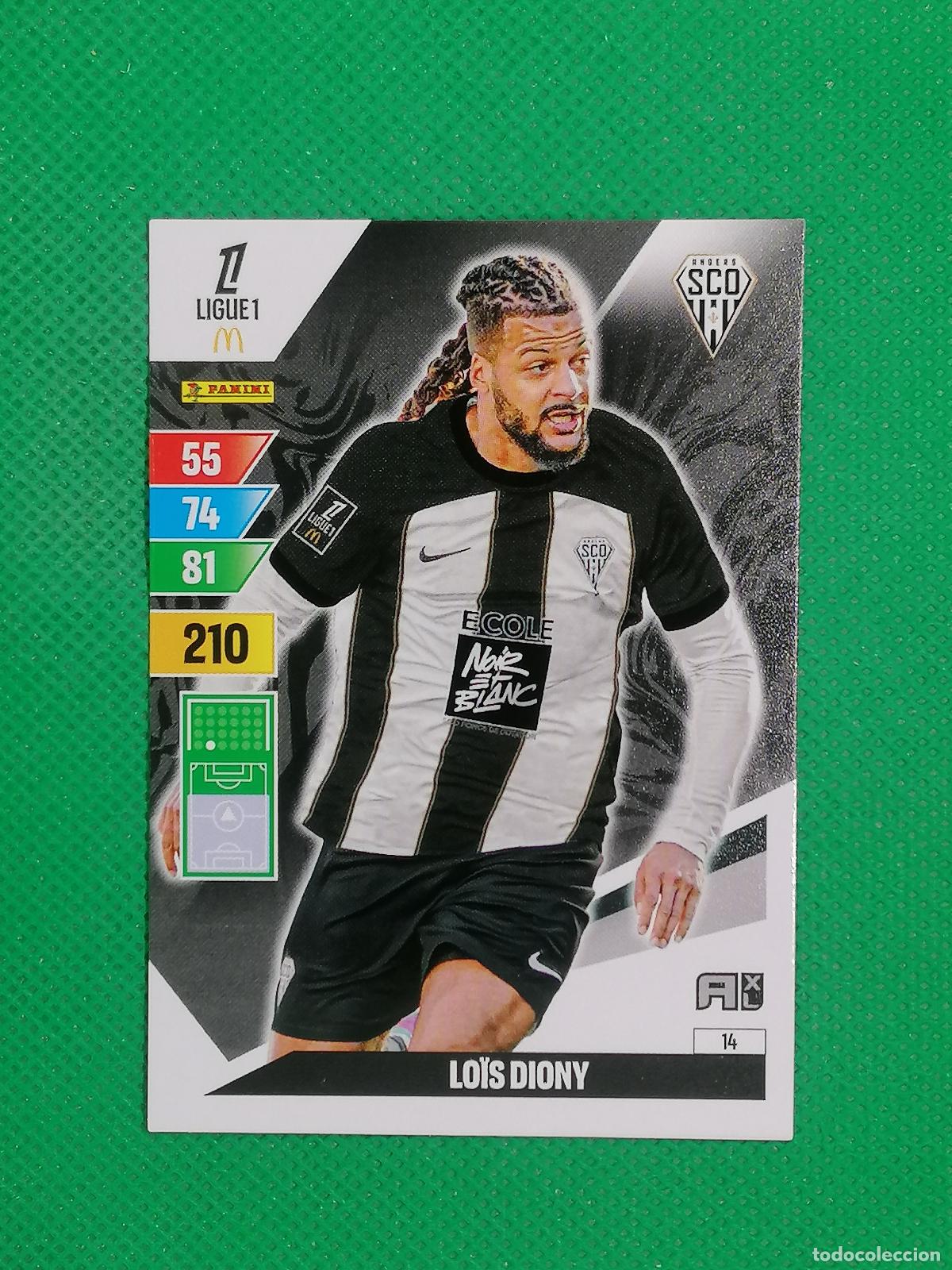 Cromos de f&uacute;tbol: 14 LOIS DIONY ANGERS SCO ⚽ LIGUE 1 MCDONALDS ADRENALYN XL 2024 2025 24 25 ⚽