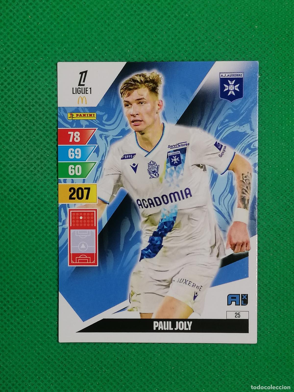 Cromos de f&uacute;tbol: 25 PAUL JOLY AJ AUXERRE ⚽ LIGUE 1 MCDONALDS ADRENALYN XL 2024 2025 24 25 ⚽