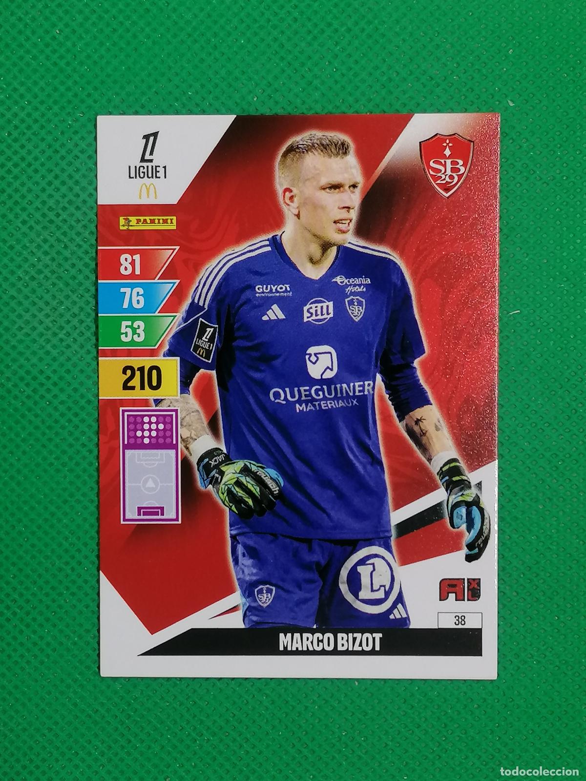 Cromos de f&uacute;tbol: 38 MARCO BIZOT STADE BRESTOIS 29 ⚽ LIGUE 1 MCDONALDS ADRENALYN XL 2024 2025 24 25 ⚽