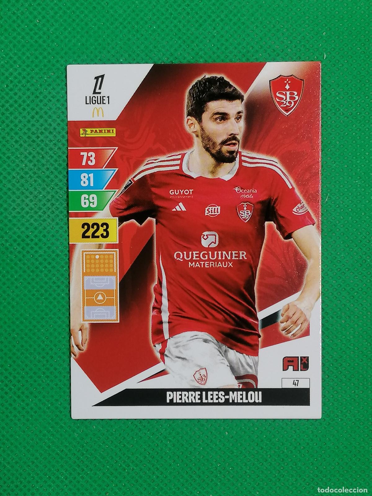 Cromos de f&uacute;tbol: 47 PIERRE LEES-MELOU STADE BRESTOIS 29 ⚽ LIGUE 1 MCDONALDS ADRENALYN XL 2024 2025 24 25 ⚽