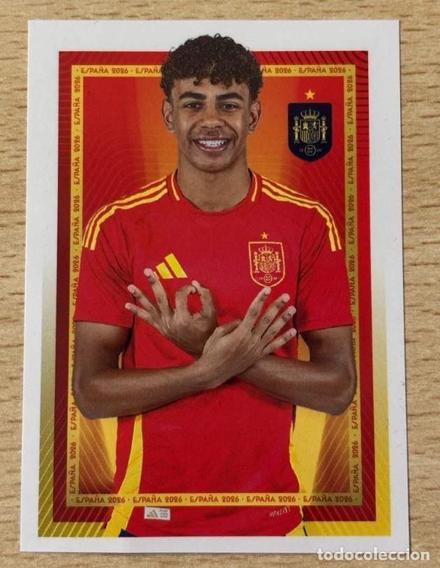 Cromos de f&uacute;tbol: Lamine Yamal #49 Spain Vamos Seleccion Panini Carrefour cromo