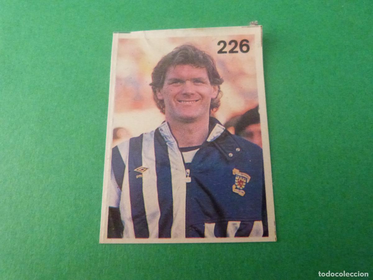 Cromos de f&uacute;tbol: CROMO FUTBOL AITKEN ESCOCIA DESPEGADO N&ordm; 226 MUNDIAL ITALIA 90 REYAUCA