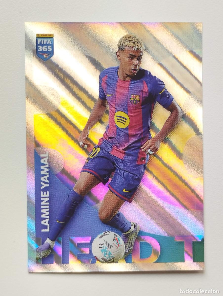 Cromos de f&uacute;tbol: CROMO STICKER PANINI FIFA 365 2026 HEAD LAMINE YAMAL 27 BARCELONA