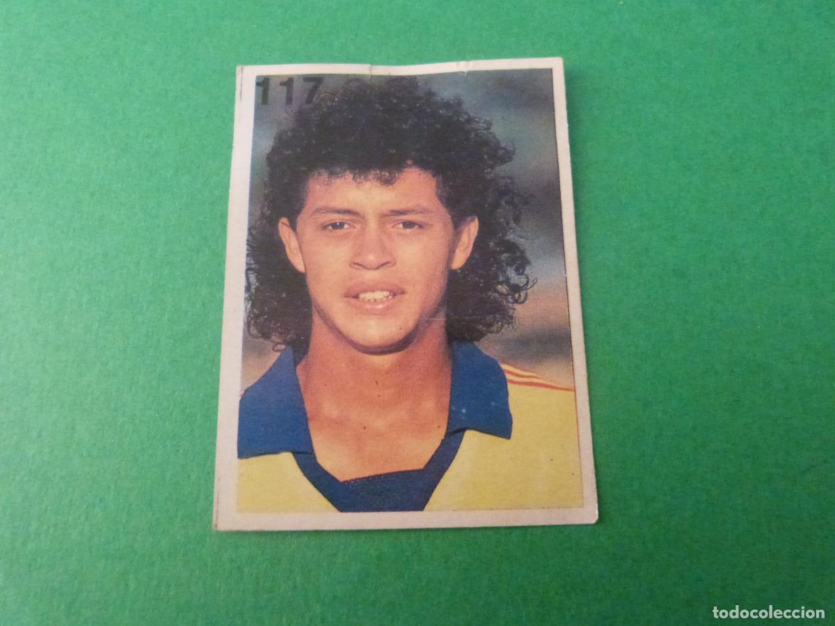 Cromos de f&uacute;tbol: CROMO FUTBOL CABRERA COLOMBIA DESPEGADO N&ordm; 117 MUNDIAL ITALIA 90 REYAUCA