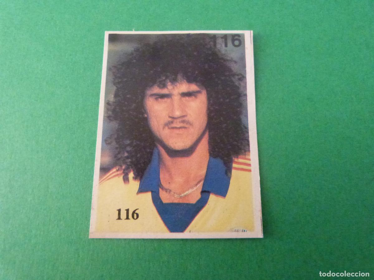Cromos de f&uacute;tbol: CROMO FUTBOL ALVAREZ COLOMBIA DESPEGADO N&ordm; 116 MUNDIAL ITALIA 90 REYAUCA