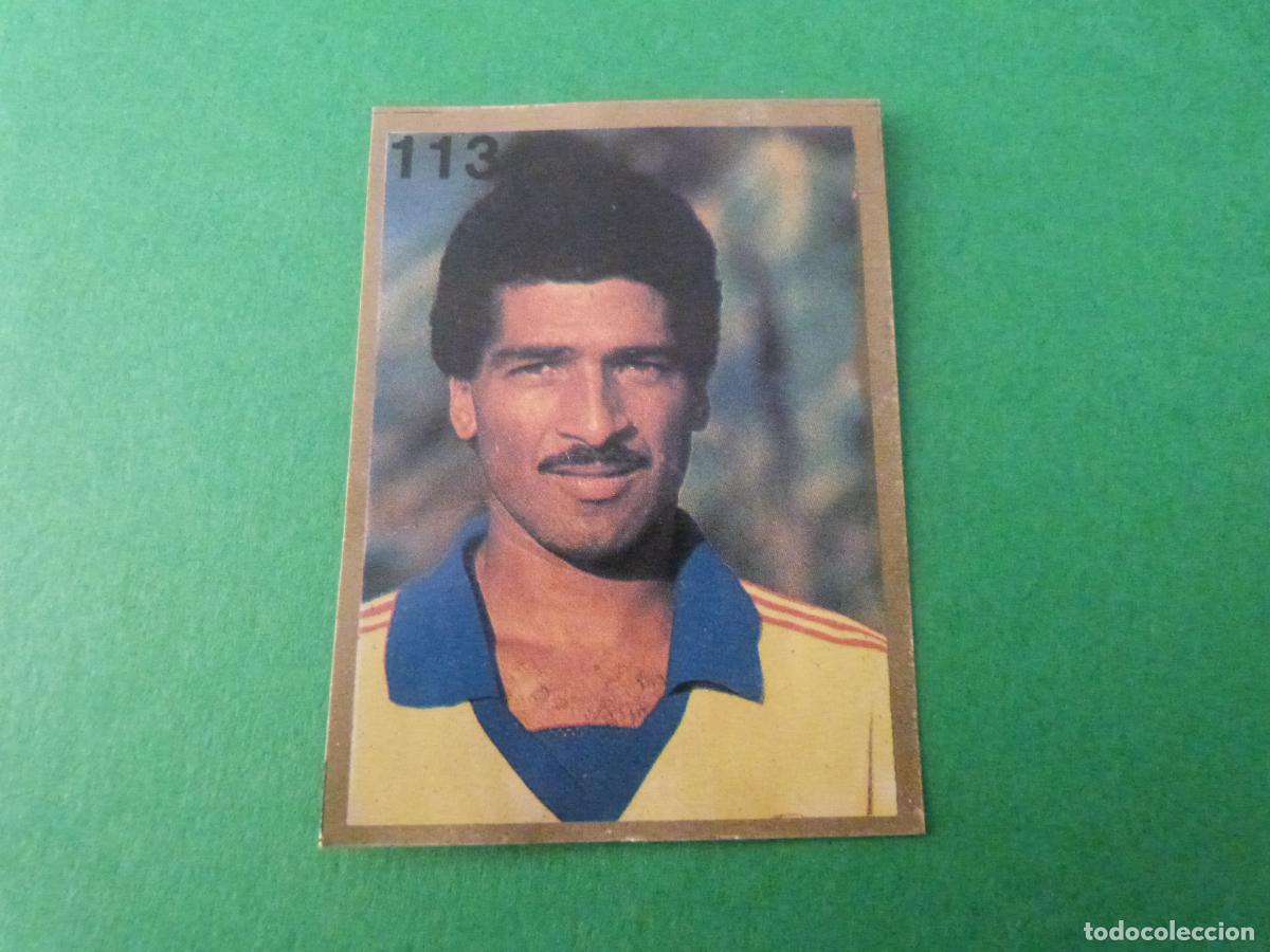 Cromos de f&uacute;tbol: CROMO FUTBOL GARCIA COLOMBIA DESPEGADO N&ordm; 113 MUNDIAL ITALIA 90 REYAUCA