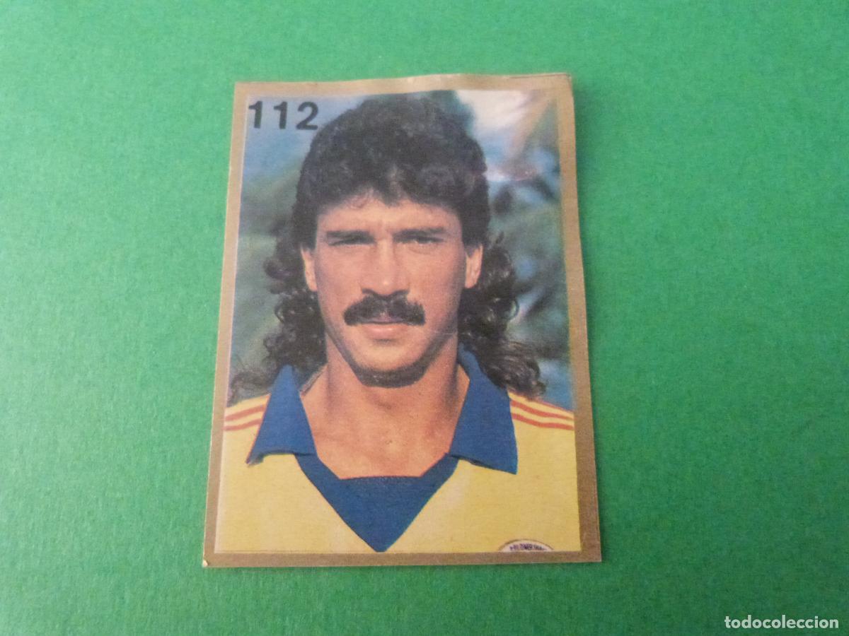 Cromos de f&uacute;tbol: CROMO FUTBOL GOMEZ COLOMBIA DESPEGADO N&ordm; 112 MUNDIAL ITALIA 90 REYAUCA