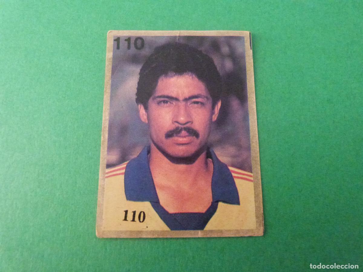 Cromos de f&uacute;tbol: CROMO FUTBOL VILLA COLOMBIA DESPEGADO N&ordm; 110 MUNDIAL ITALIA 90 REYAUCA