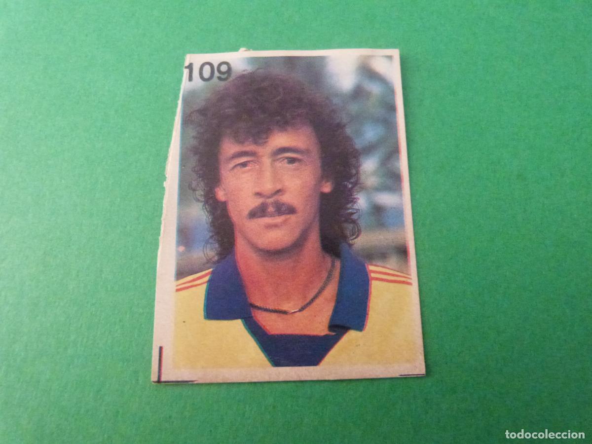 Cromos de f&uacute;tbol: CROMO FUTBOL HOYOS COLOMBIA DESPEGADO N&ordm; 109 MUNDIAL ITALIA 90 REYAUCA