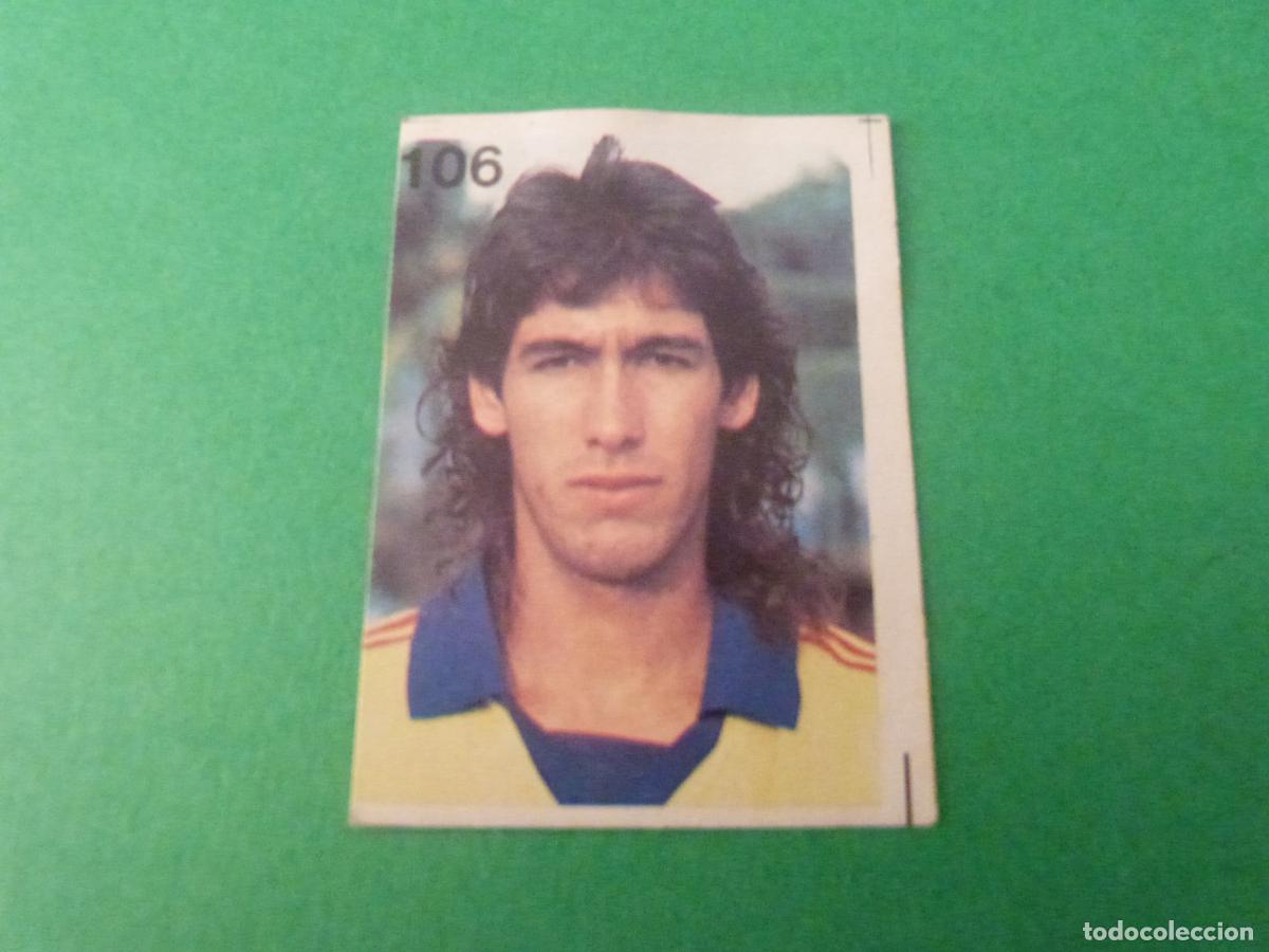 Cromos de f&uacute;tbol: CROMO FUTBOL ANDRES ESCOBAR COLOMBIA DESPEGADO N&ordm; 106 MUNDIAL ITALIA 90 REYAUCA