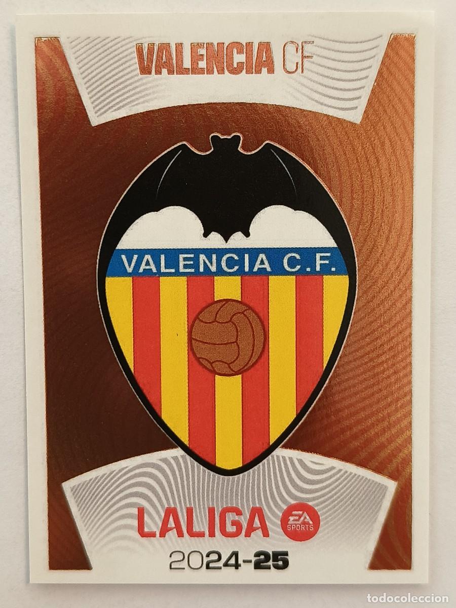 Cromos de f&uacute;tbol: #1 ESCUDO (VALENCIA C.F.) LIGA 24/25 ESTE
