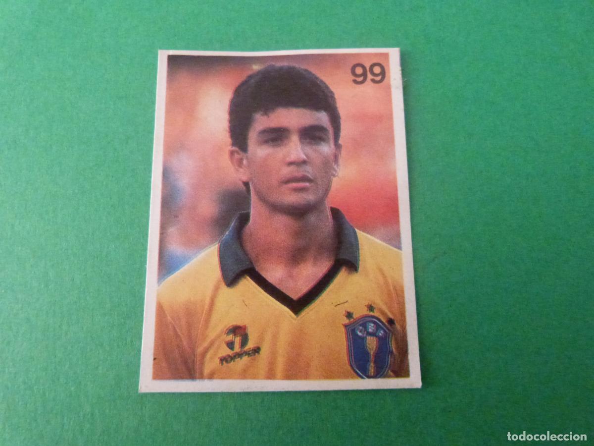 Cromos de f&uacute;tbol: CROMO FUTBOL BEBETO BRASIL DESPEGADO N&ordm; 99 MUNDIAL ITALIA 90 REYAUCA