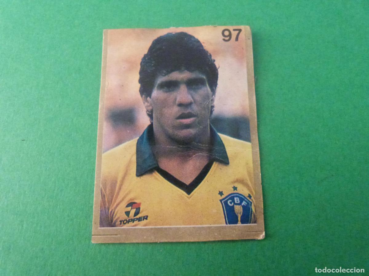 Cromos de f&uacute;tbol: CROMO FUTBOL SILAS BRASIL DESPEGADO N&ordm; 97 MUNDIAL ITALIA 90 REYAUCA
