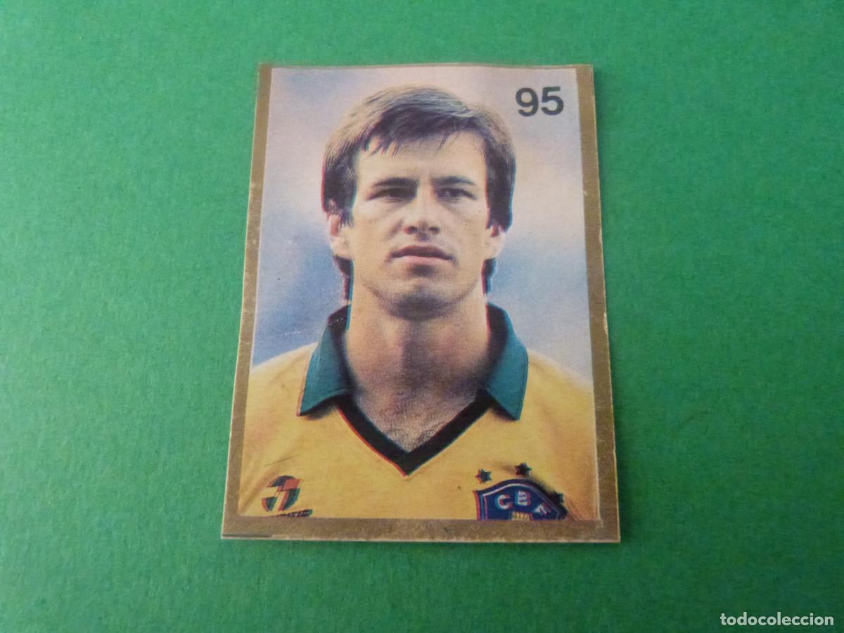 Cromos de f&uacute;tbol: CROMO FUTBOL DUNGA BRASIL DESPEGADO N&ordm; 95 MUNDIAL ITALIA 90 REYAUCA