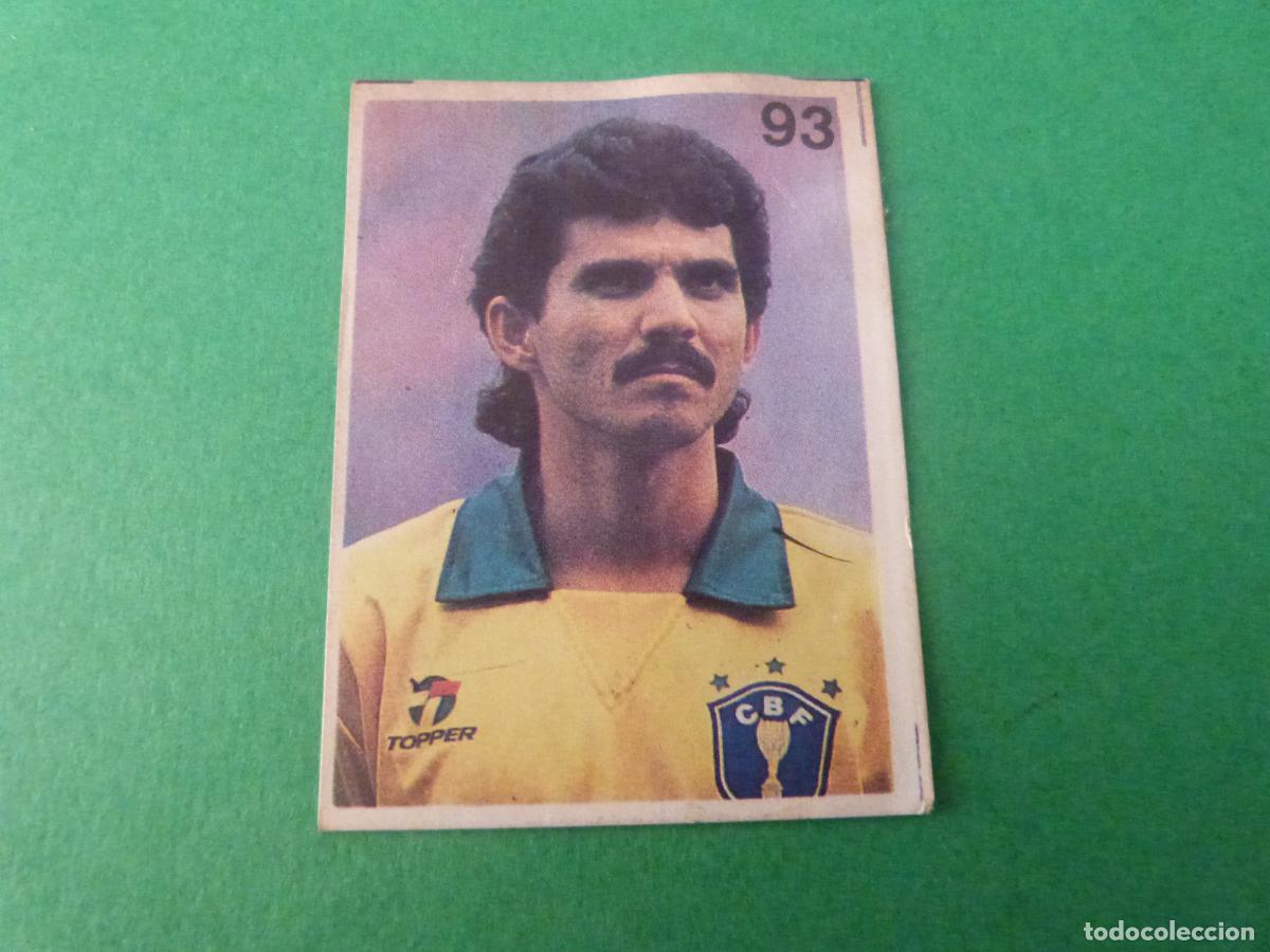 Cromos de f&uacute;tbol: CROMO FUTBOL ROCHA BRASIL DESPEGADO N&ordm; 93 MUNDIAL ITALIA 90 REYAUCA