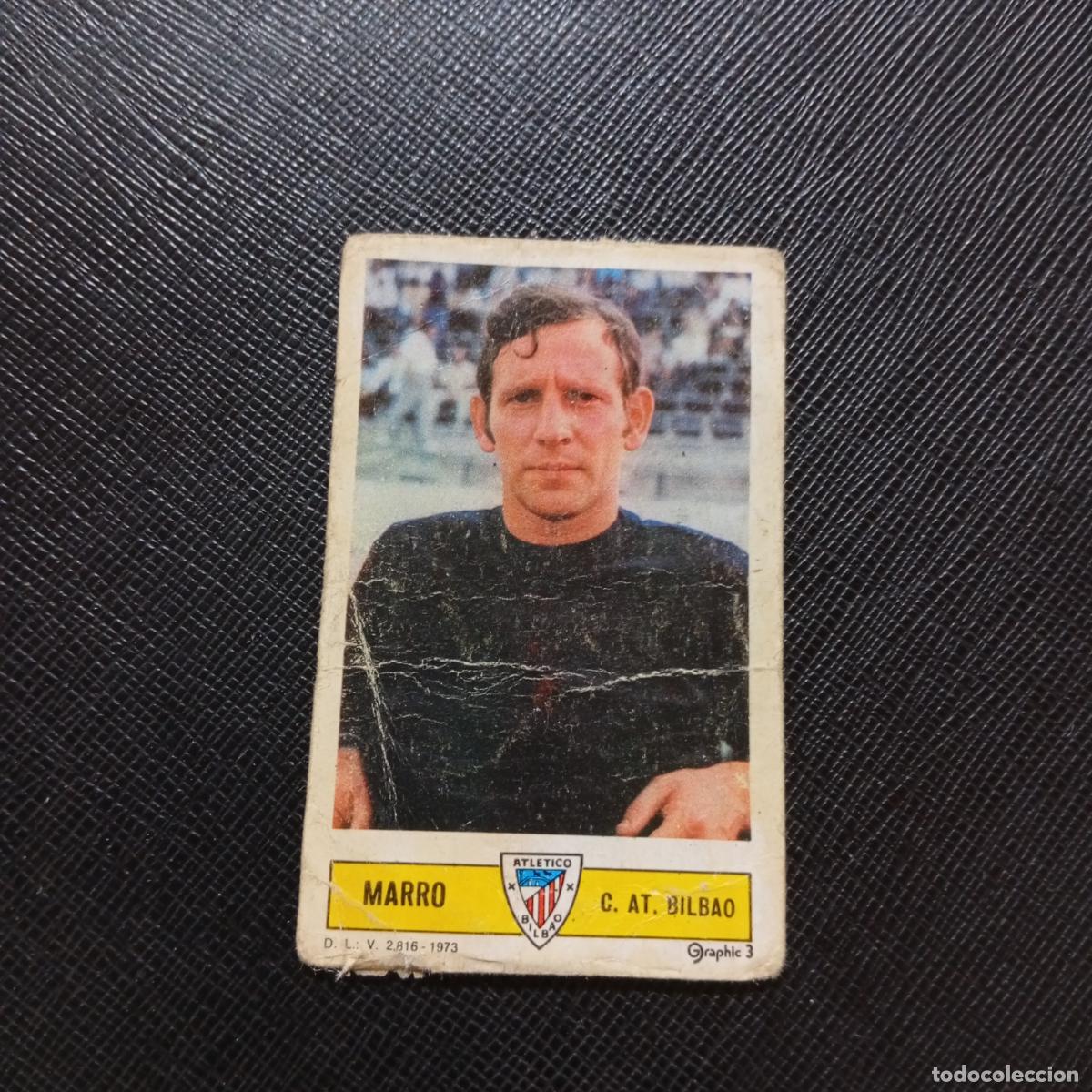 Cromos de f&uacute;tbol: MARRO BILBAO ESTE 1973 1974 CROMO FUTBOL LIGA 73 74 - DESPEGADO - A206 PG1