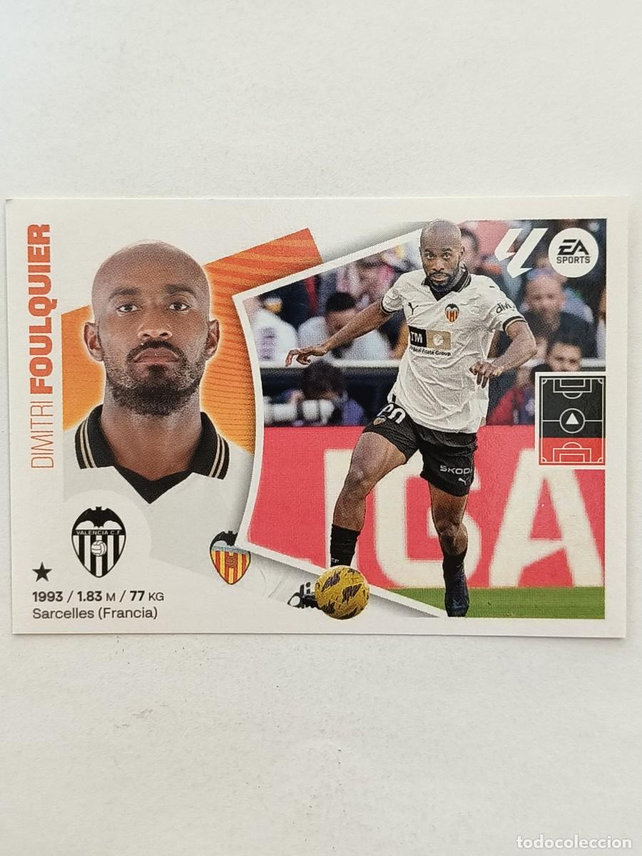 Cromos de f&uacute;tbol: #5 FOULQUIER (VALENCIA C.F.) LIGA 24/25 ESTE