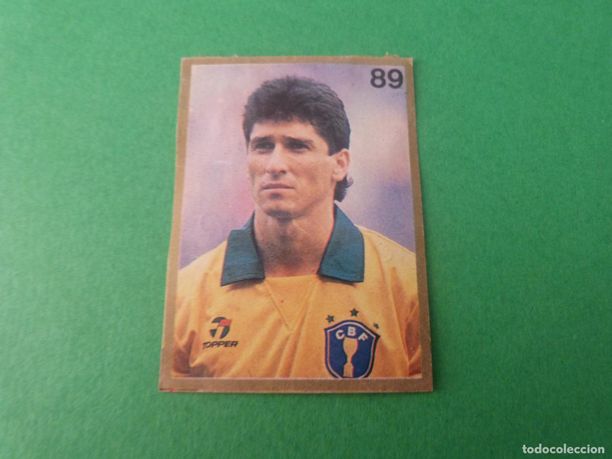 Cromos de f&uacute;tbol: CROMO FUTBOL JORGINHO BRASIL DESPEGADO N&ordm; 89 MUNDIAL ITALIA 90 REYAUCA