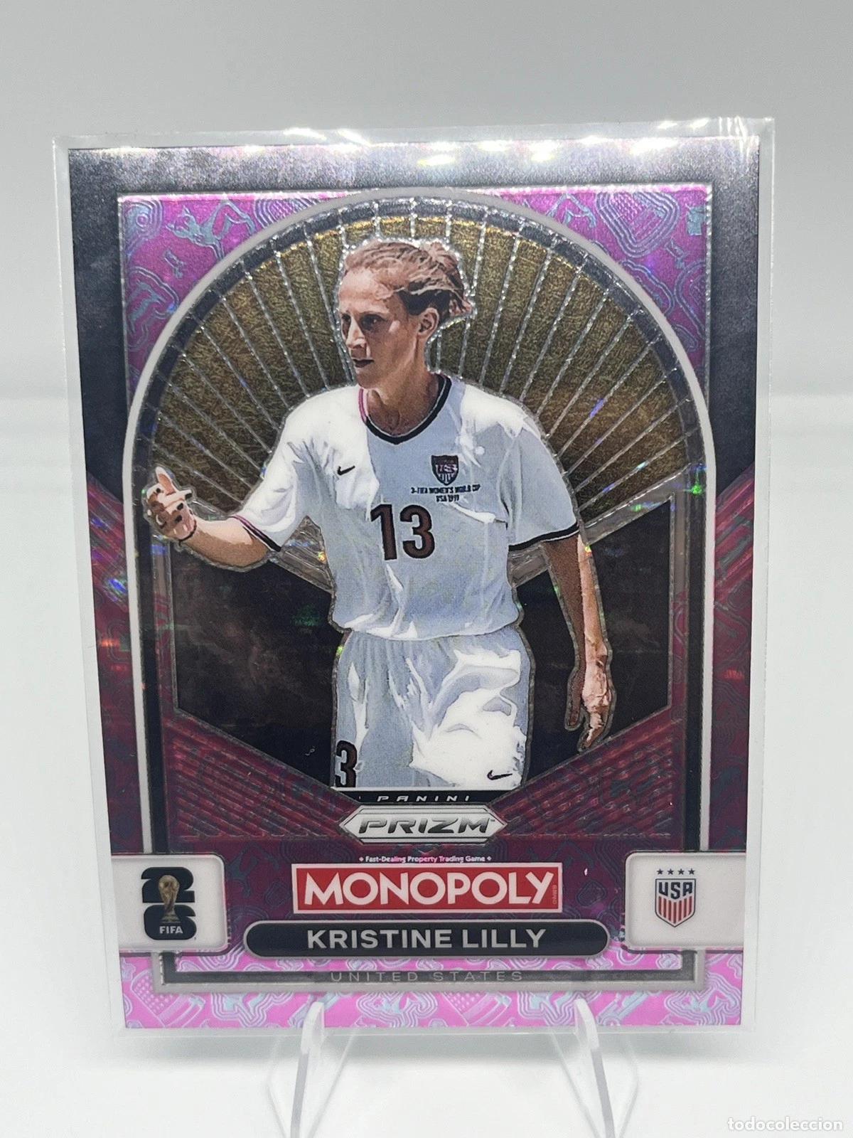 Cromos de f&uacute;tbol: Kristine Lilly Tokens Pink - 2026 Panini Prizm Monopoly FIFA World Cup #87 USA