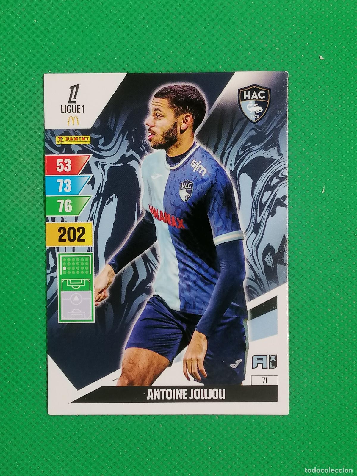 Cromos de f&uacute;tbol: 71 ANTOINE JOUJOU LE HAVRE ⚽ LIGUE 1 MCDONALDS ADRENALYN XL 2024 2025 24 25 ⚽