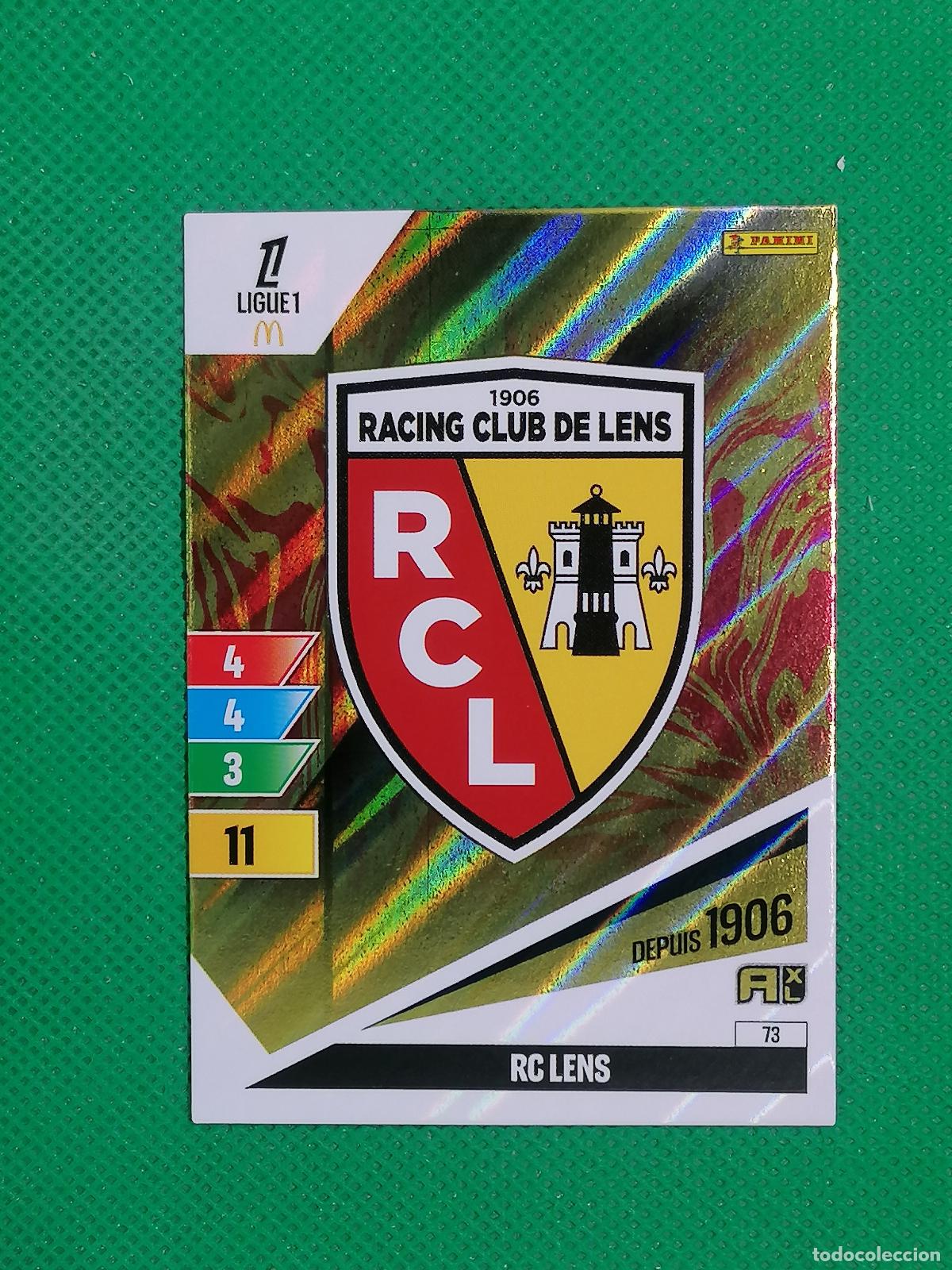 Cromos de f&uacute;tbol: 73 ESCUDO RACING CLUB DE LENS ⚽ LIGUE 1 MCDONALDS ADRENALYN XL 2024 2025 24 25 ⚽