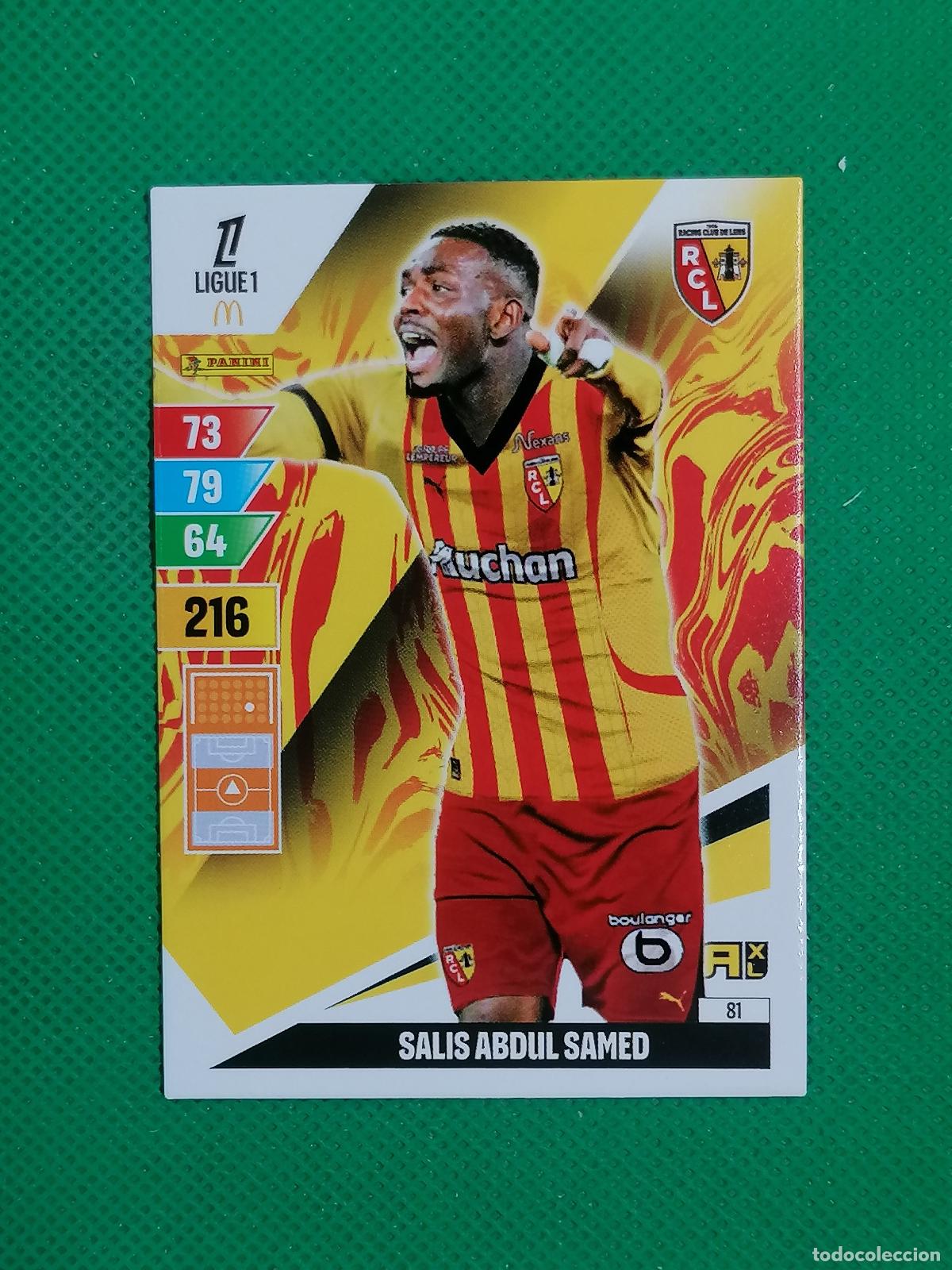 Cromos de f&uacute;tbol: 81 SALIS ABDUL SAMED RACING CLUB DE LENS ⚽ LIGUE 1 MCDONALDS ADRENALYN XL 2024 2025 24 25 ⚽